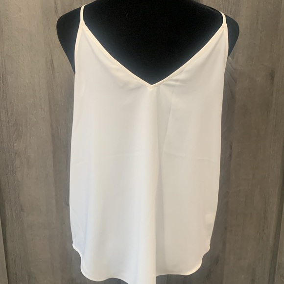 Ann Taylor Loft Outlet Spaghetti Strap Sheer Tank To With Front Buttons Size XS - Picture 7 of 10